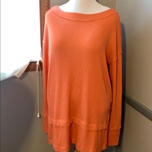 Oversized Free People Thermal Top